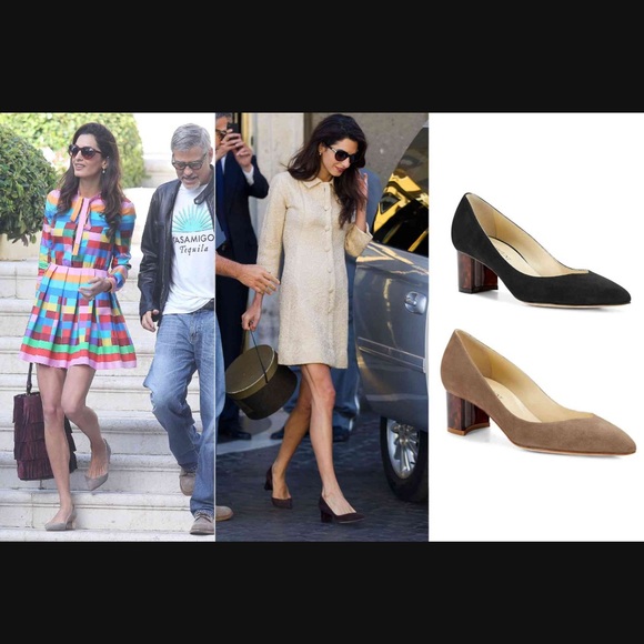 Sarah Flint Emma pump 36 (fits 6.5) Dusty Rose Pink Nappa with wooden block heel - Picture 8 of 8